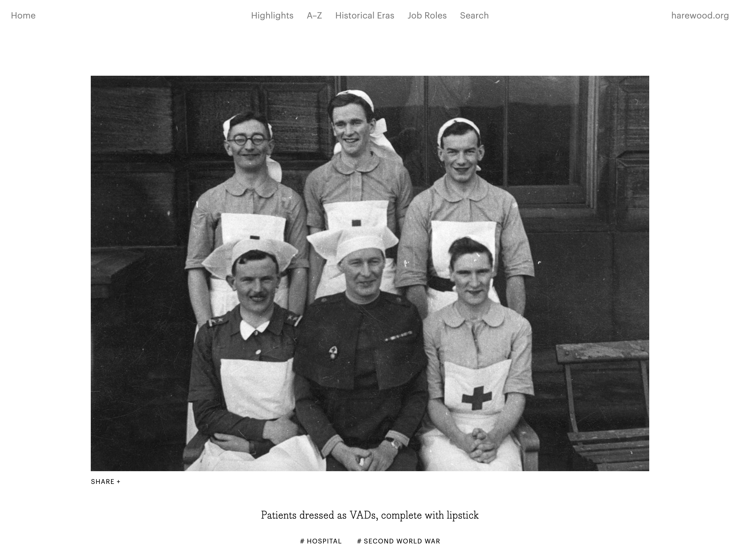 Page for an individual photograph
